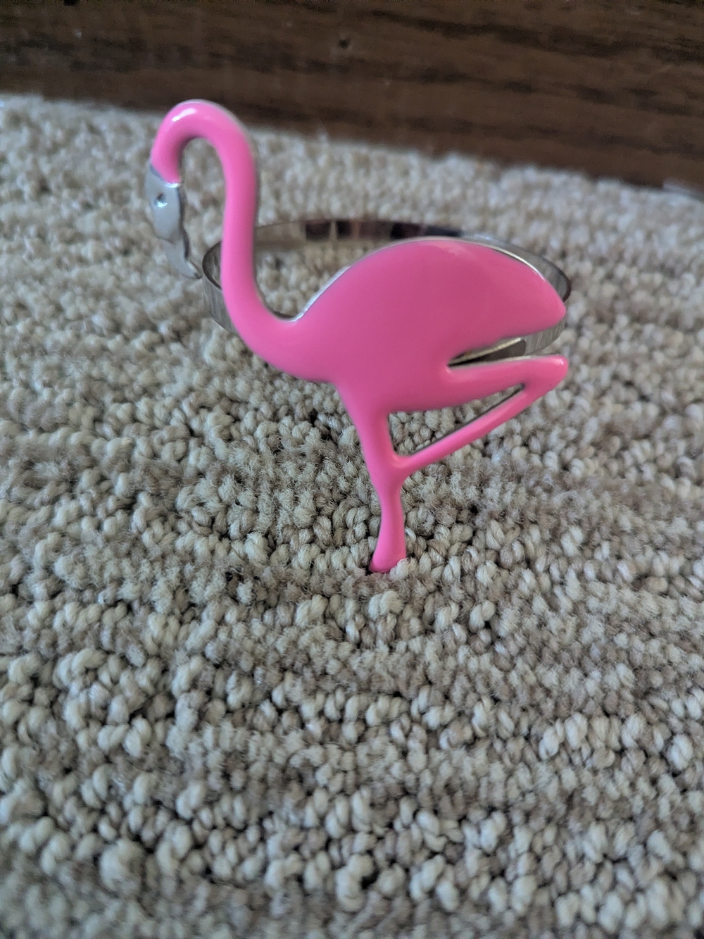 Pink Flamingo Cuff Bracelet - Women Accessories